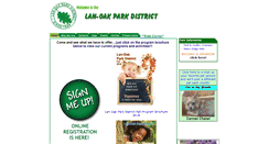 Desktop Screenshot of lanoakparkdistrict.org